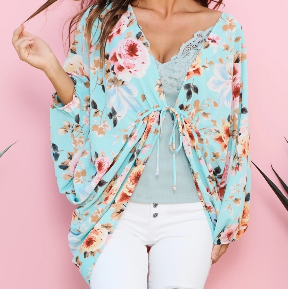 Floral kimono